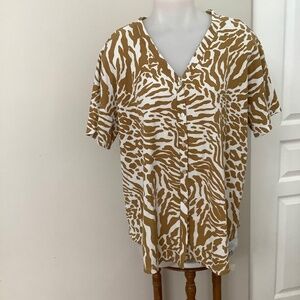 Bobeau Waffle Shirt XL